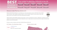 Desktop Screenshot of best-pharmacy-schools.com