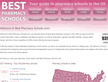 Tablet Screenshot of best-pharmacy-schools.com